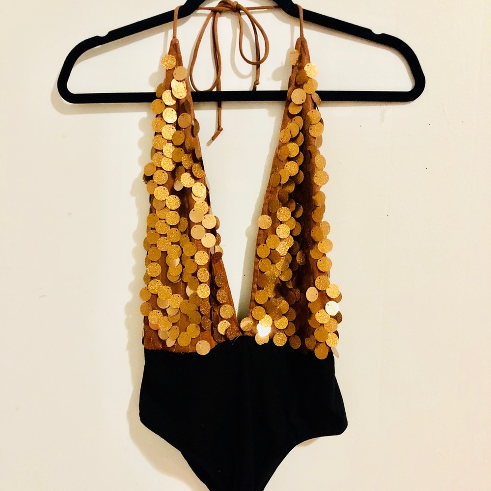 Gold Shimmer Bodysuit